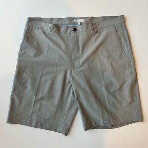 Men’s Gray Peter Millar Performance Shorts Size 38